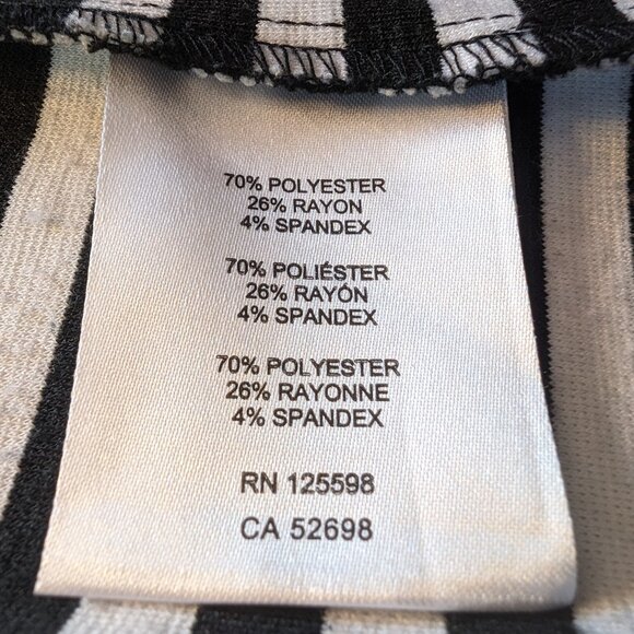 ELLEN TRACY BLAZER jacket Sz MEDIUM striped NAUTICAL VIBES OFFICE PREPPY **WOW** - Picture 10 of 12